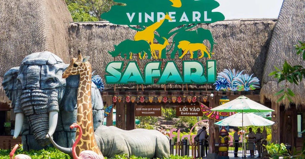 Vinpearl Safari nổi tiếng với nhiều loại động vật hoang dã từ khắp nơi trên thế giới